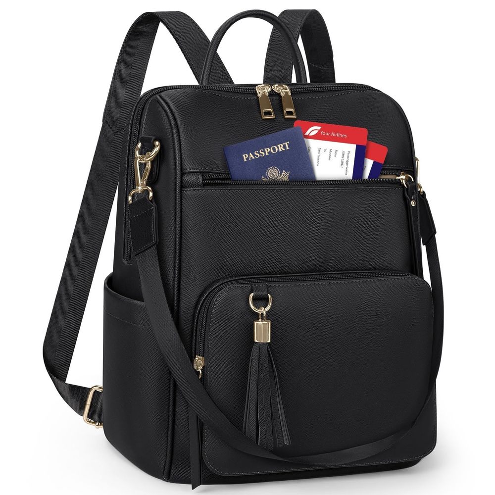 Backpack Purse for Women Leather Travel Backpack Purse Waterproof Anti Theft💫